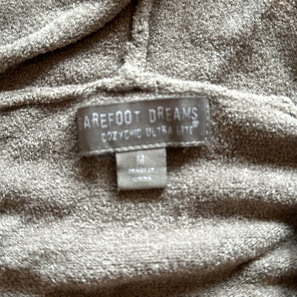 Barefoot Dreams tie waist shawl collar cardigan - Picture 2 of 3